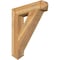 Ekena Millwork Traditional Arts & Crafts Rough Sawn Bracket, Western Red Cedar, 6"W x 30"D x 36"H BKT06X30X36TRA03RWR - alternate 1